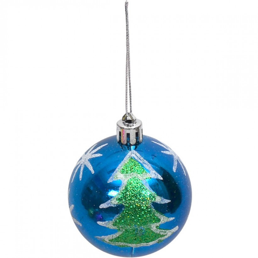 Набор игрушек елочных Шары 6 шт 17HX2104, фото №8