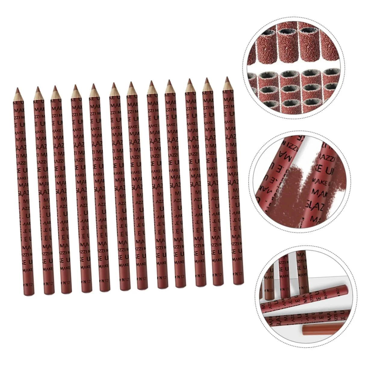 Карандаш для глаз DOITOOL для подводки глаз Инструмент для макияжа для подводки губ Карандаш для подводки глаз Косметические аксессуары Аксессуары для макияжа Косметика Помада Макияж, фото №5