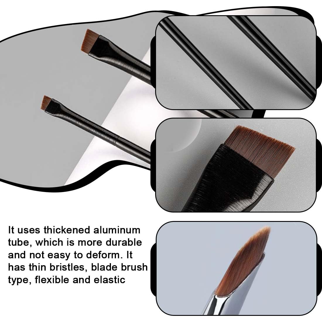 Кисті RNMIUYD Eye Brush Set для макіяжу очей 8 штук, фото №3