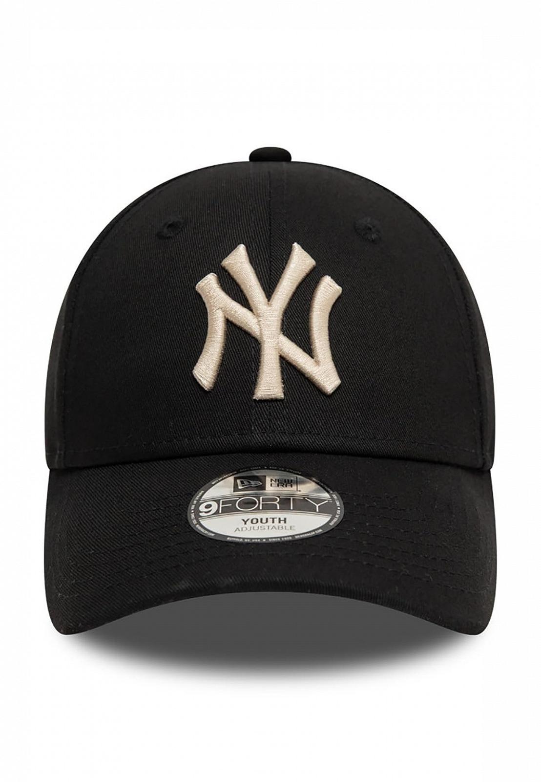 Кепка New Era 9Forty New York Yankees Детская Черная, фото №2