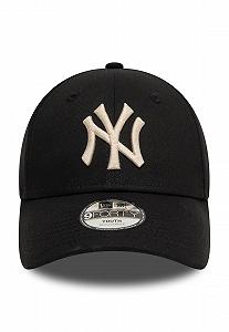 Кепка New Era 9Forty New York Yankees Дитяча Чорна synthetic.ua - Фото 1