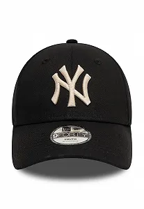 Кепка New Era 9Forty New York Yankees Детская Черная synthetic.ua - Фото 1