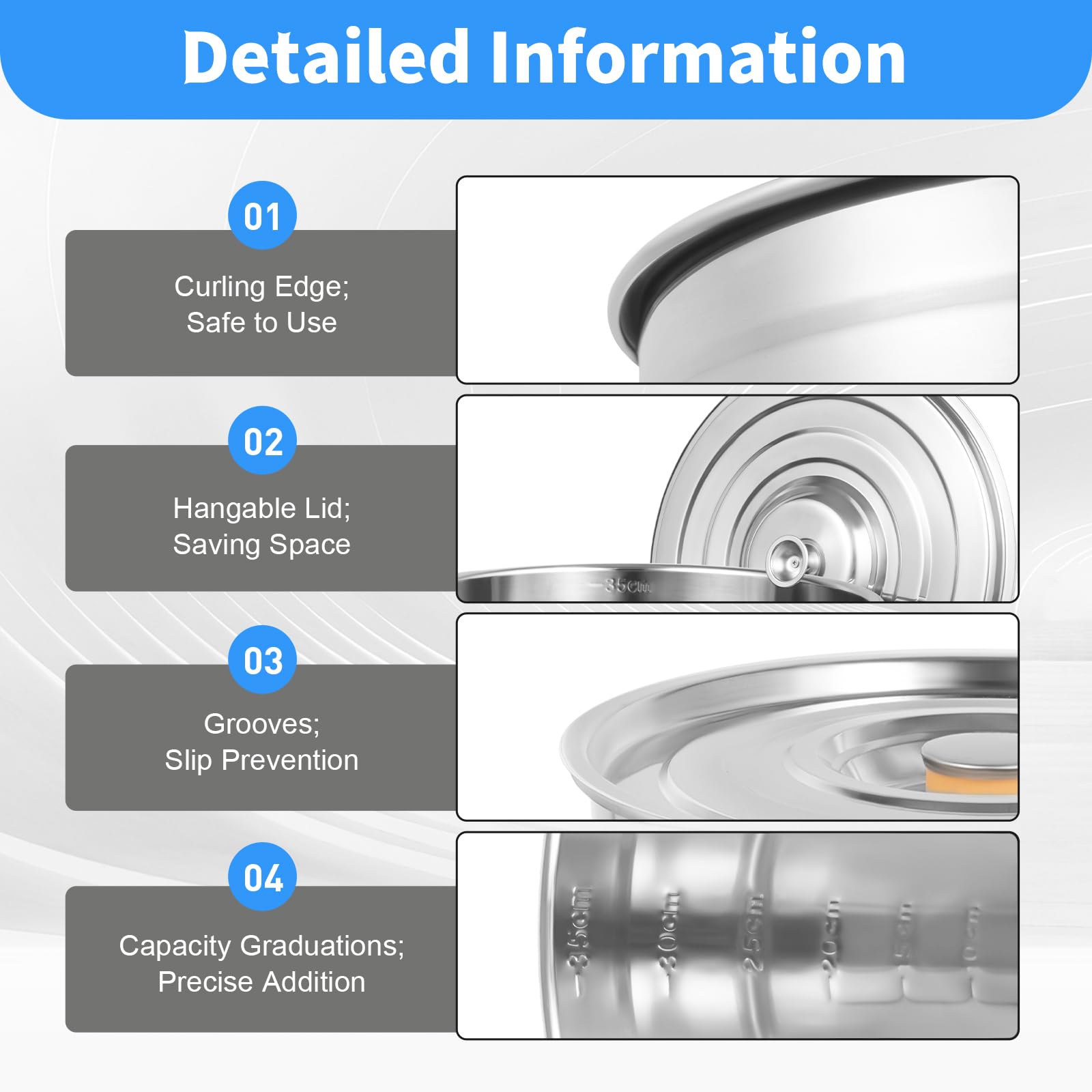 Кастрюля металлическая 201 Сталь 35 Л, фото №5