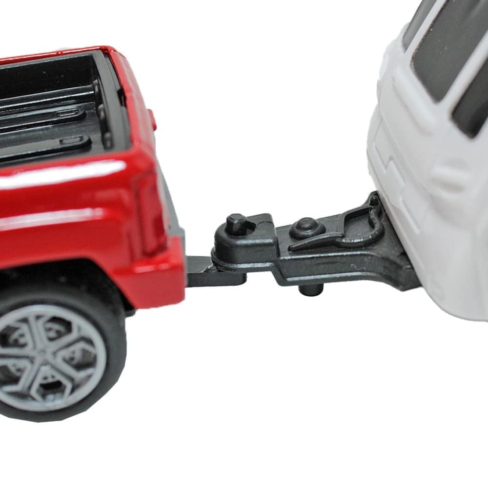 Игрушка BEMIRO Toy Car Set Camper Caravan с выдвижным приводом, фото №2 Игрушка BEMIRO Toy Car Set Camper Caravan с выдвижным приводом, фото №2