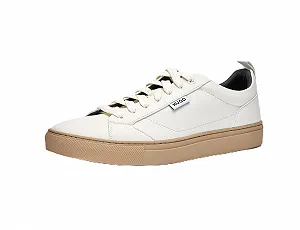 Кеды HUGO Morrie Tenn Lowtop из искусственной зернистой кожи - Фото 1