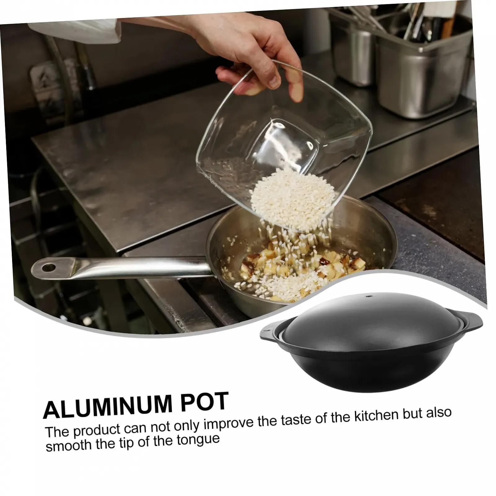 Гусятница алюминиевая с крышкой антипригарная энергосберегающая, фото №2