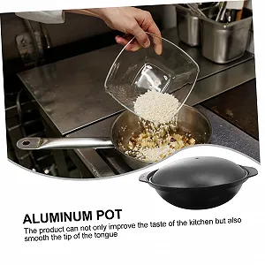 Гусятница алюминиевая с крышкой антипригарная энергосберегающая synthetic.ua - Фото 1