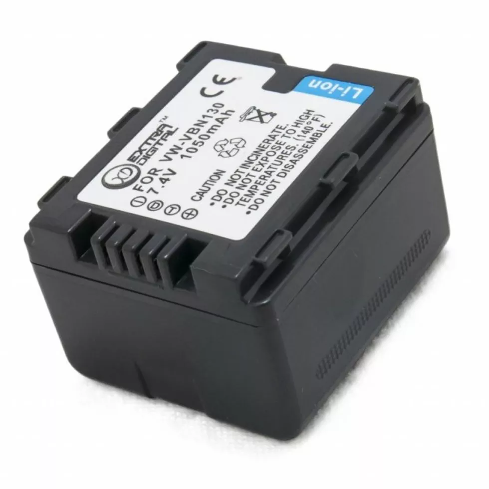 Аккумулятор к фото/видео EXTRADIGITAL Panasonic VW-VBN130 (DV00DV1361), фото №4 Аккумулятор к фото/видео EXTRADIGITAL Panasonic VW-VBN130 (DV00DV1361), фото №4