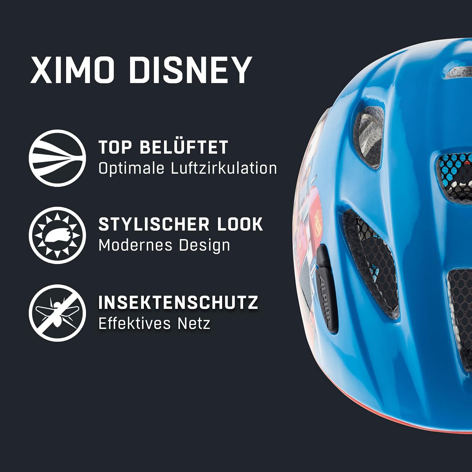Велосипедний шолом ALPINA Ximo Disney Girls, різні кольори, фото №2
