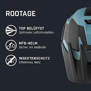 Шлем ALPINA Rootage Enduro & Trail с усилением из карбонового волокна и охлаждающими подушечками для взрослых synthetic.ua - Фото 1