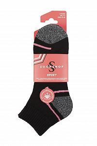 Шкарпетки спортивні SockShop Performance жіночі з м'якою підкладкою на кісточці, набір 3 шт. synthetic.ua - Фото 1