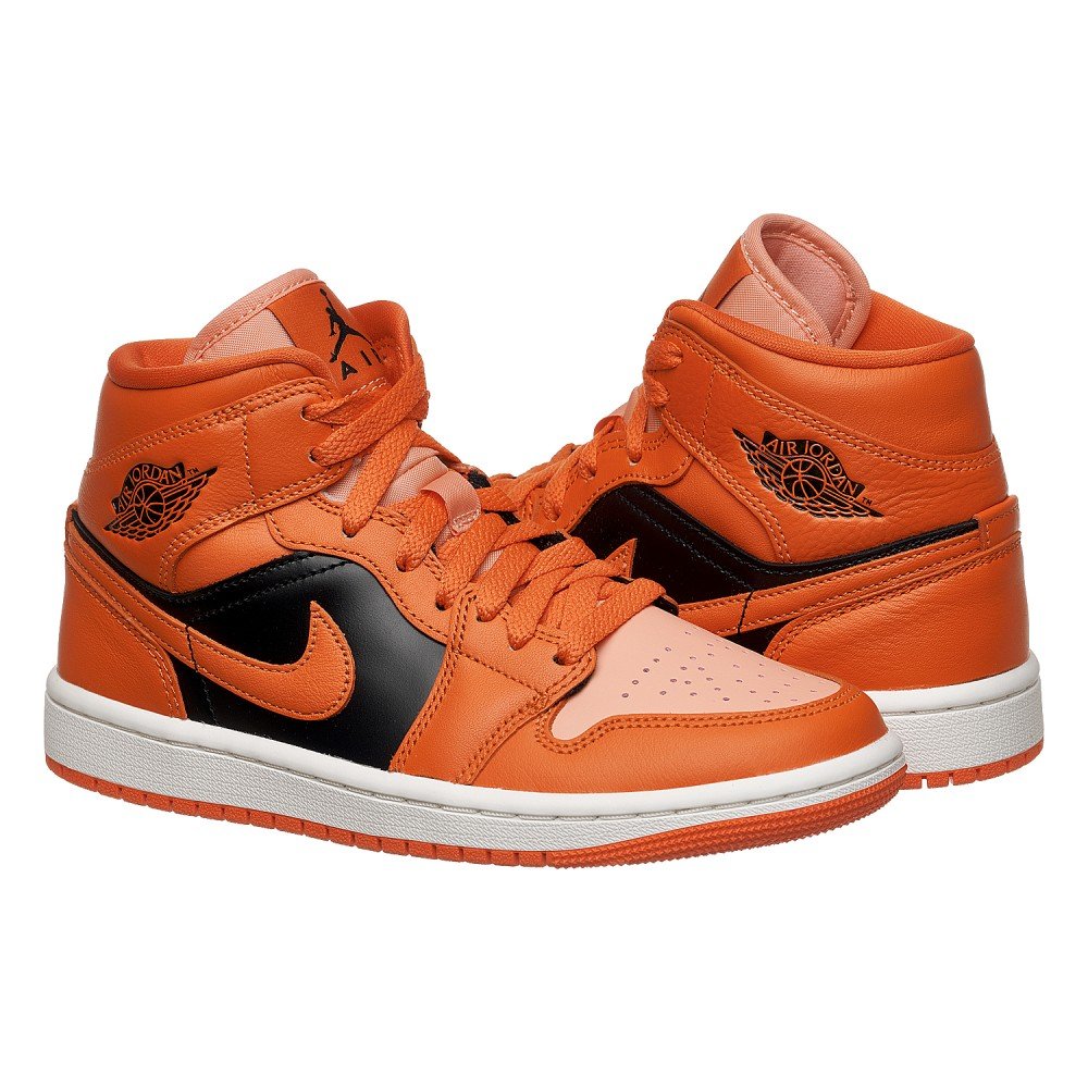 Кроссовки Air Jordan 1 Mid Orange/Black Размер 42.5, фото №4