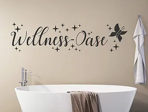 Наклейка на стіну tjapalo s-pkm399 Wellness Oasis 120 x 31 см - Фото 1