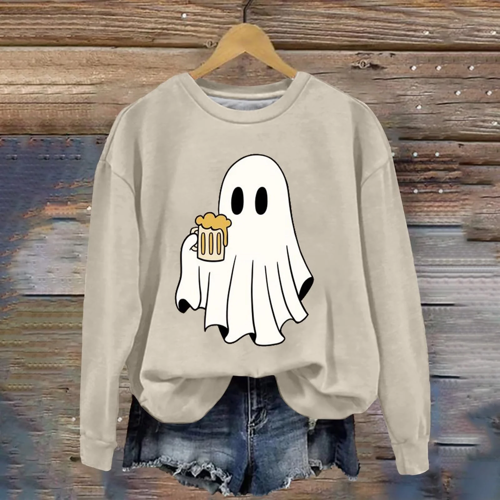 Жіноча Толстовка Милий Привид Довгий рукав, фото №4