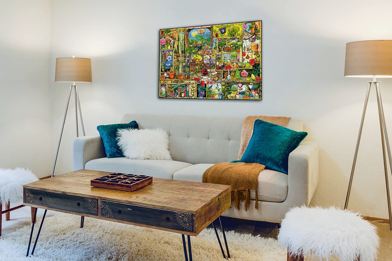 Пазл Ravensburger Colin Thompson 19482 Великолепная садовая полка 1000 деталей, фото №5