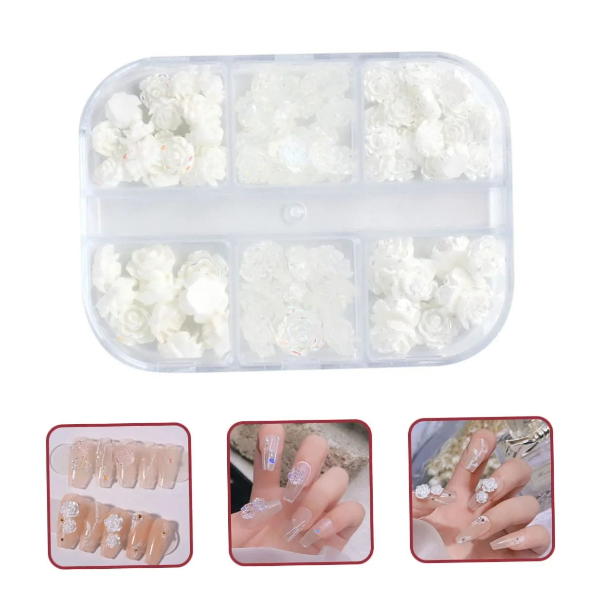 Украшения для ногтей Цветы FOMIYES Смола Набор для маникюра, фото №6