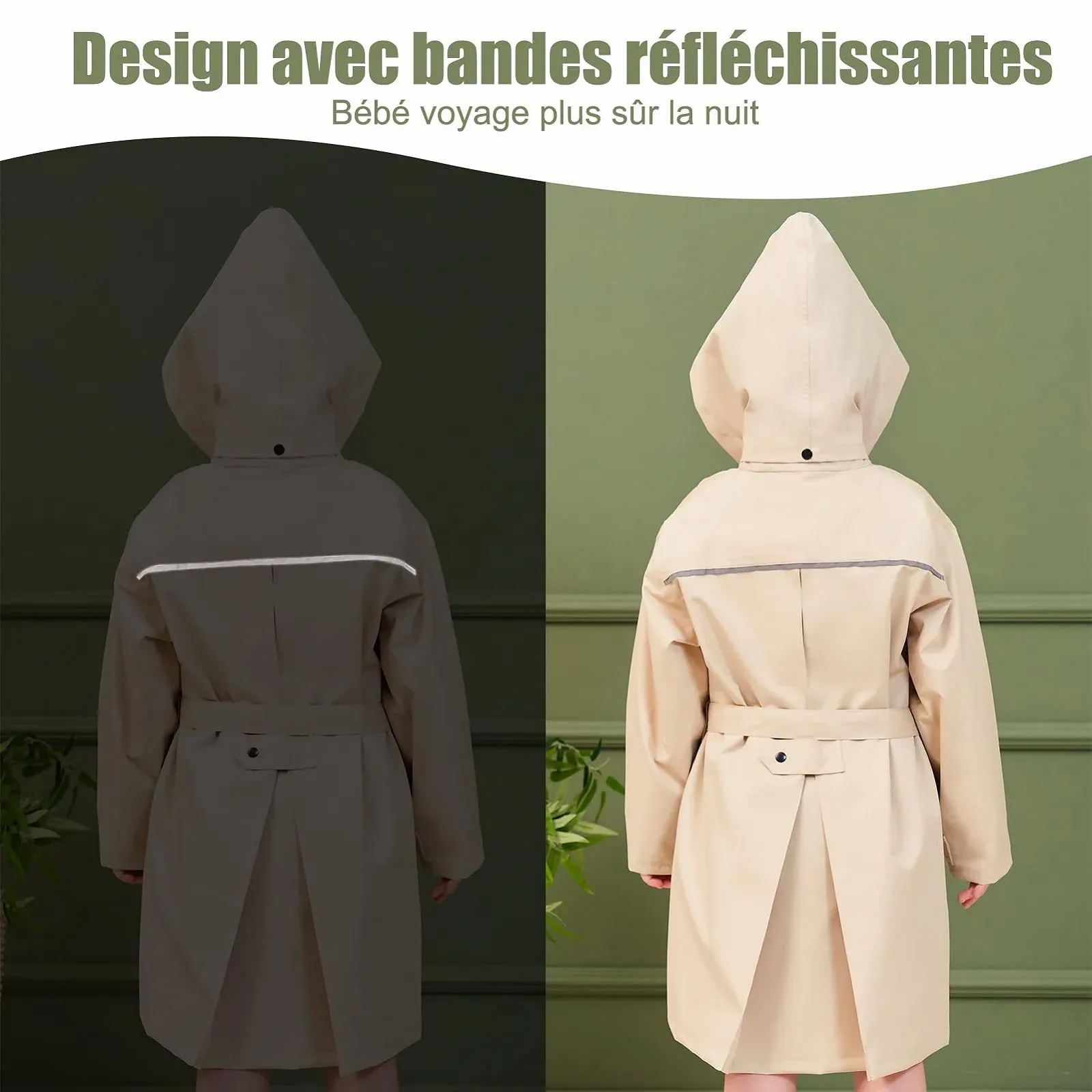 Водонепроникний, вітрозахисний дощовик для дітей Zadoreck, фото №3