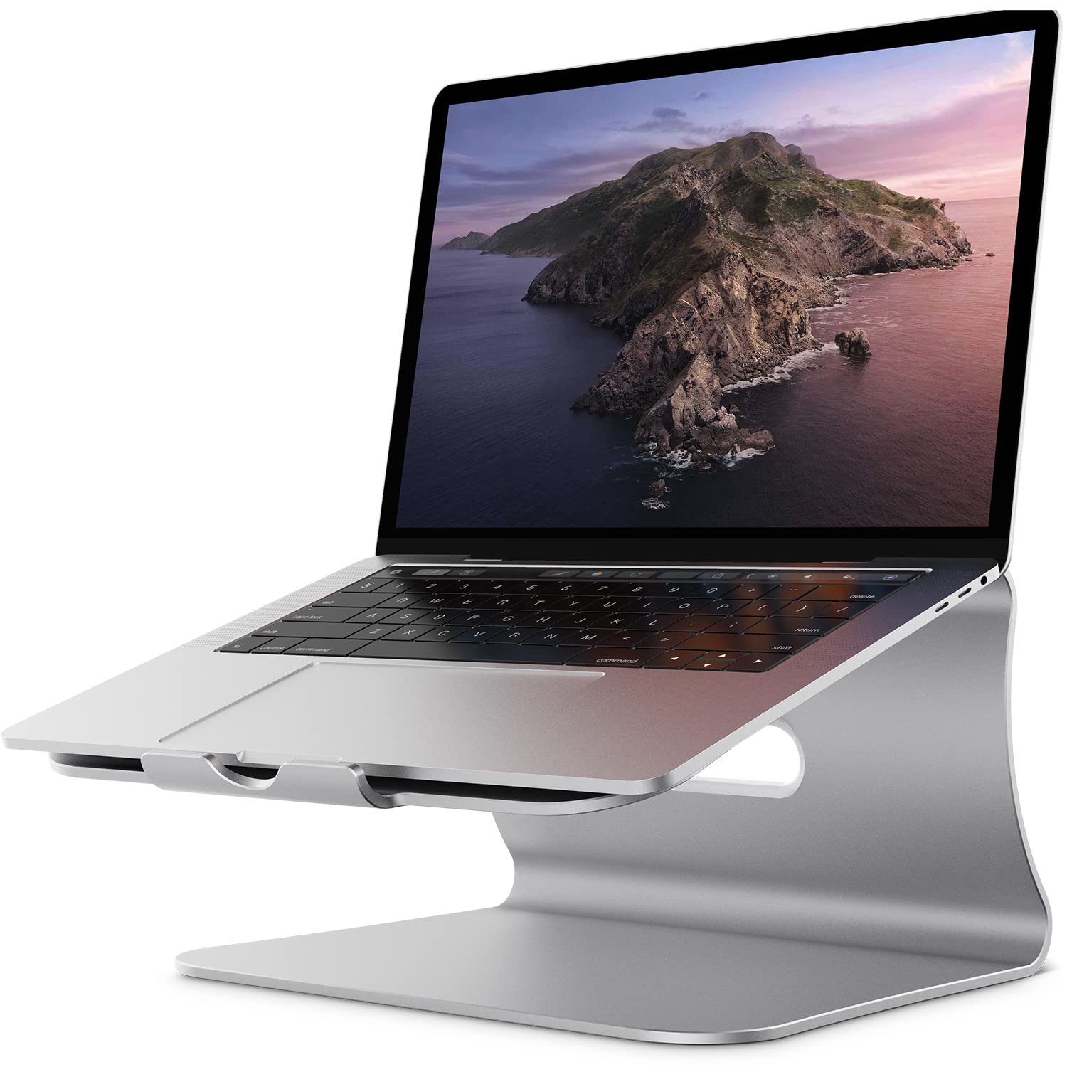 Підставка для ноутбука Apple MacBook та всіх ноутбуків Алюмінієва Срібна, фото №1 Підставка для ноутбука Apple MacBook та всіх ноутбуків Алюмінієва Срібна, фото №1