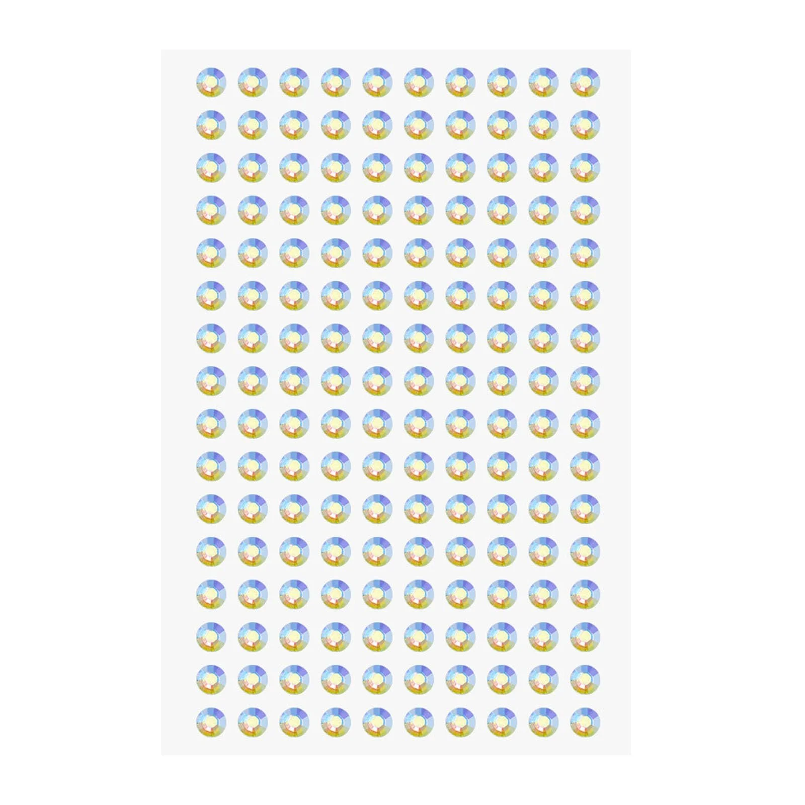 Стразы Круглые Серебряные Блёстки Самоклеящиеся 3/4/5 мм, 770 шт, фото №7