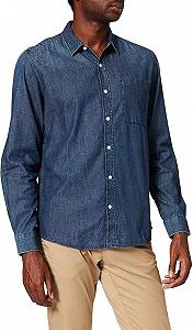 Рубашка s.Oliver REGULAR FIT 130.10.108.26.120.2103478-56Y5 Синий 2XL - Фото 1