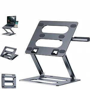 Регулируемая Складная Подставка для Ноутбука с Подставкой для Мобильного Телефона, Вращающаяся на 180 - Фото 1