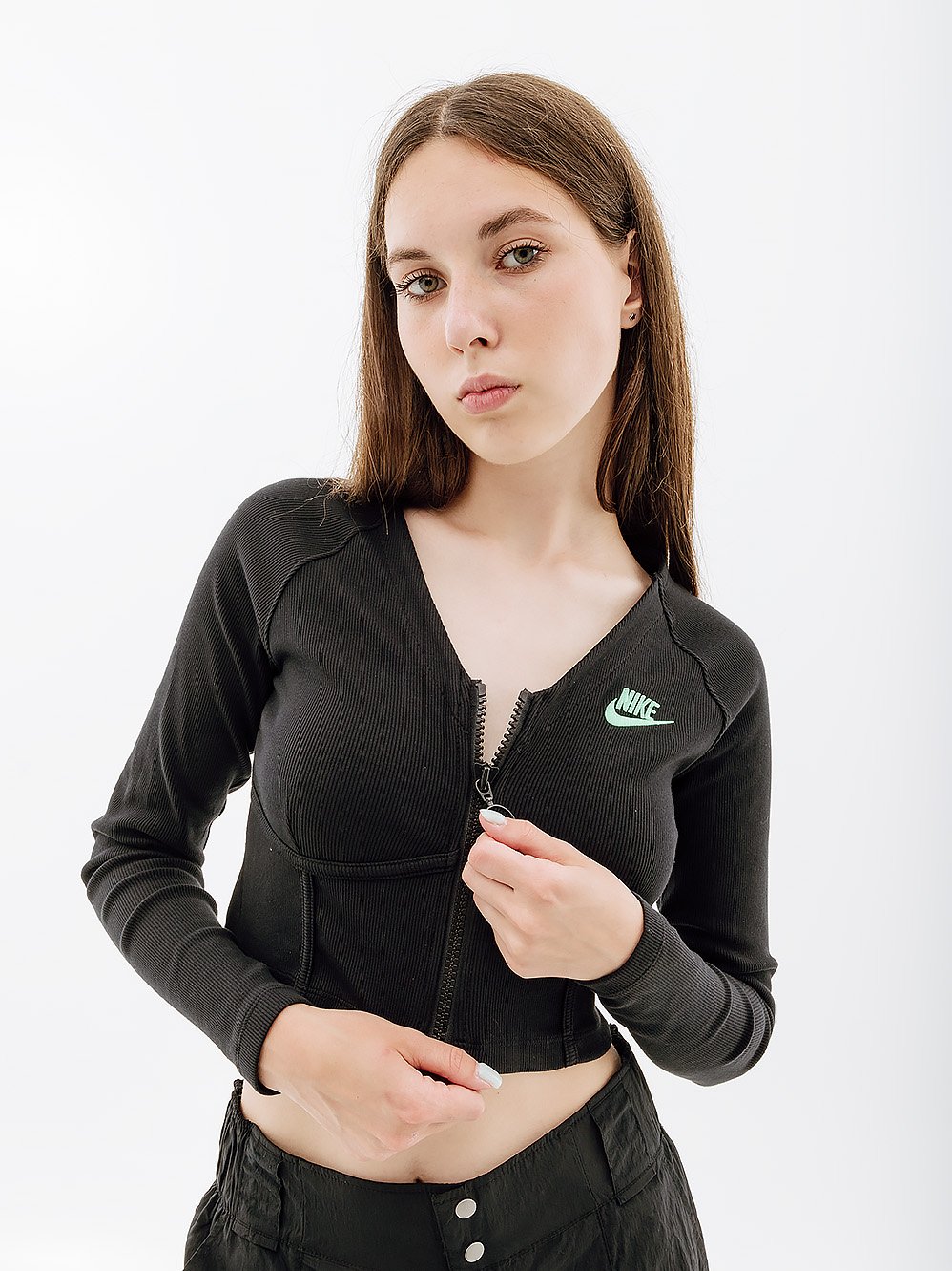 Джемпер Nike W NSW LS TOP RIB SW L, фото №1