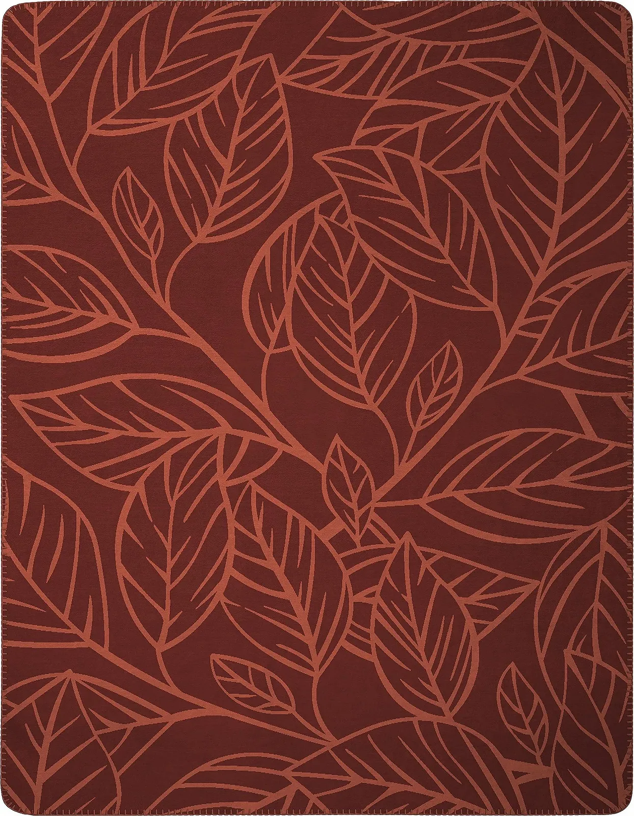 Плед Villeroy & Boch Aurora Bordeaux, темно-красный, 150 x 200 см, фото №1