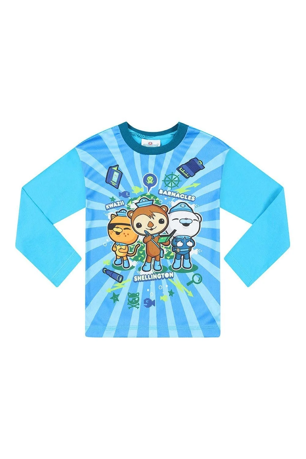 Комплект піжами Octonauts для хлопчиків, фото №4