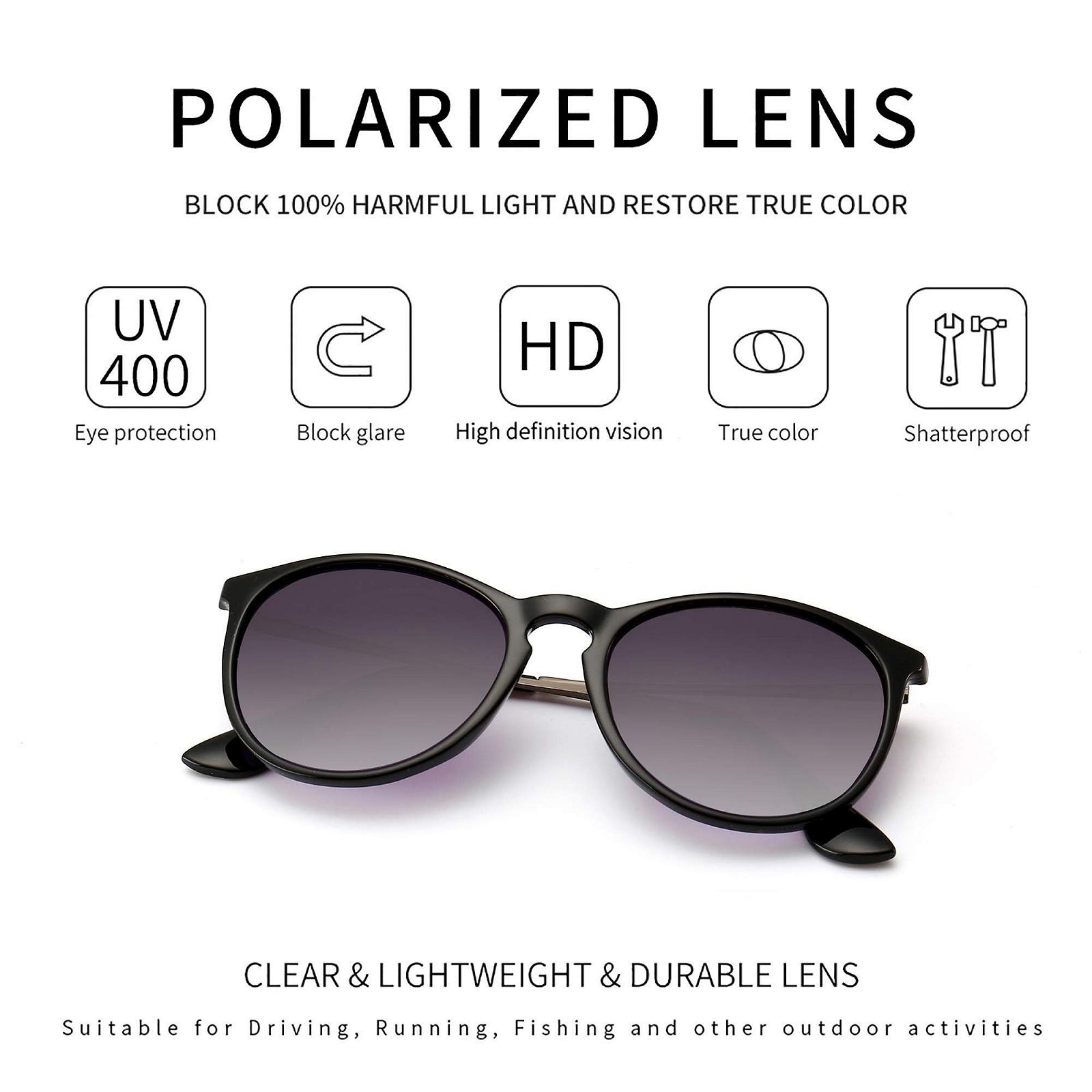 Солнцезащитные очки Женские Sungait Ретро Круглая оправа, фото №2