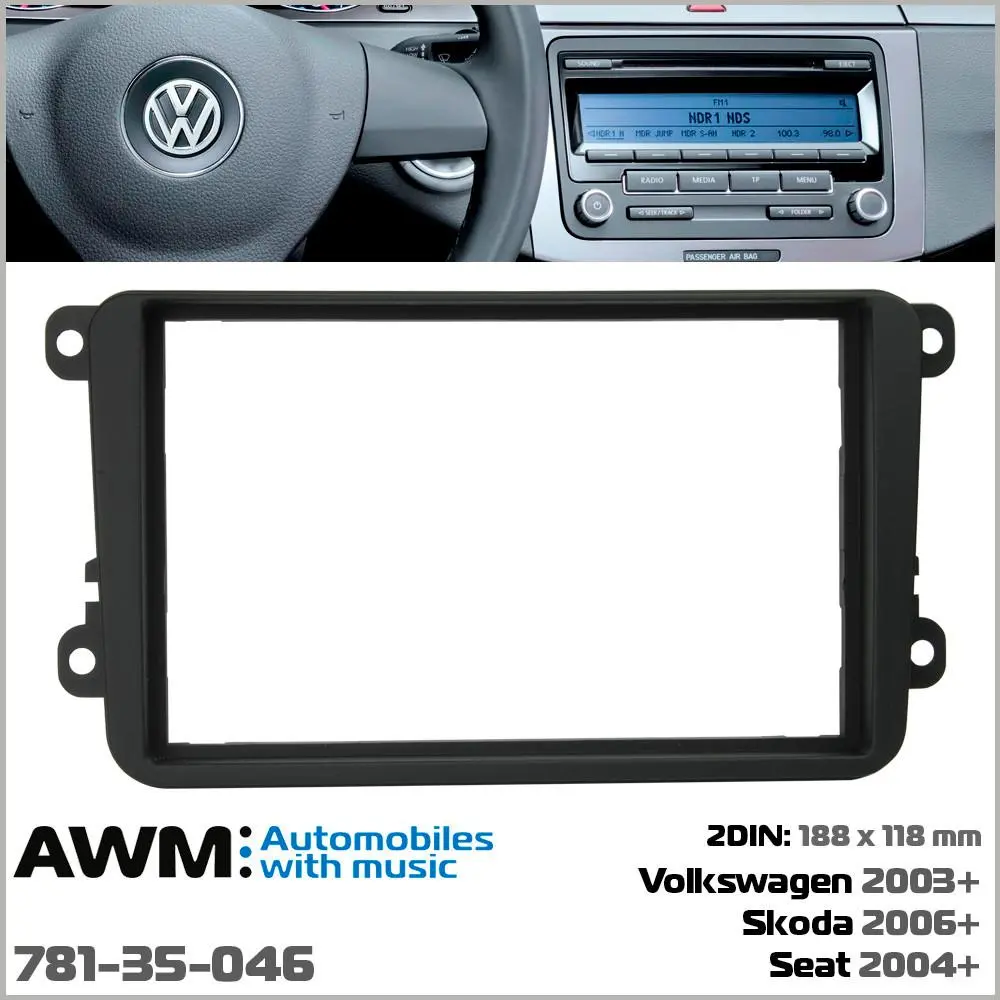 Переходная рамка AWM Volkswagen Skoda Seat (781-35-046), фото №4