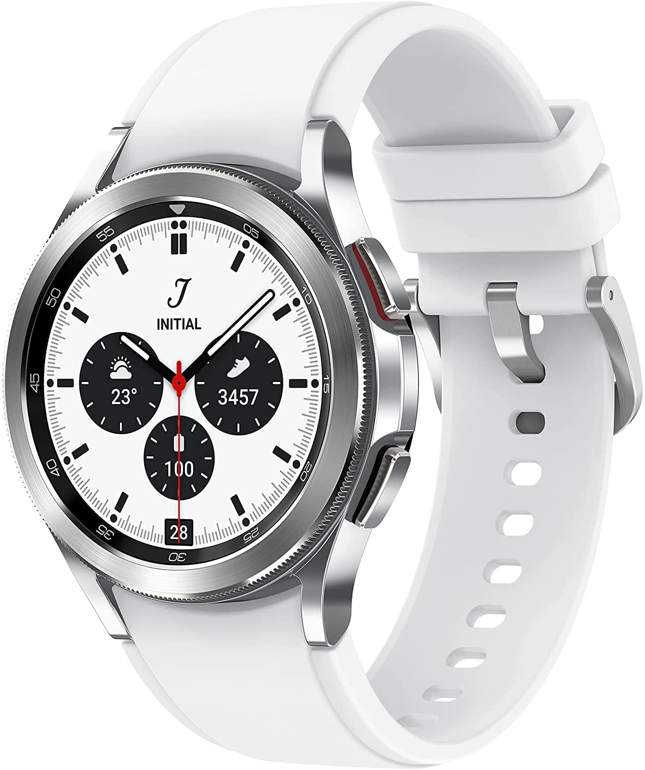 Смарт-годинник Samsung Galaxy Watch4 Classic BT 42 мм Silver, фото №1