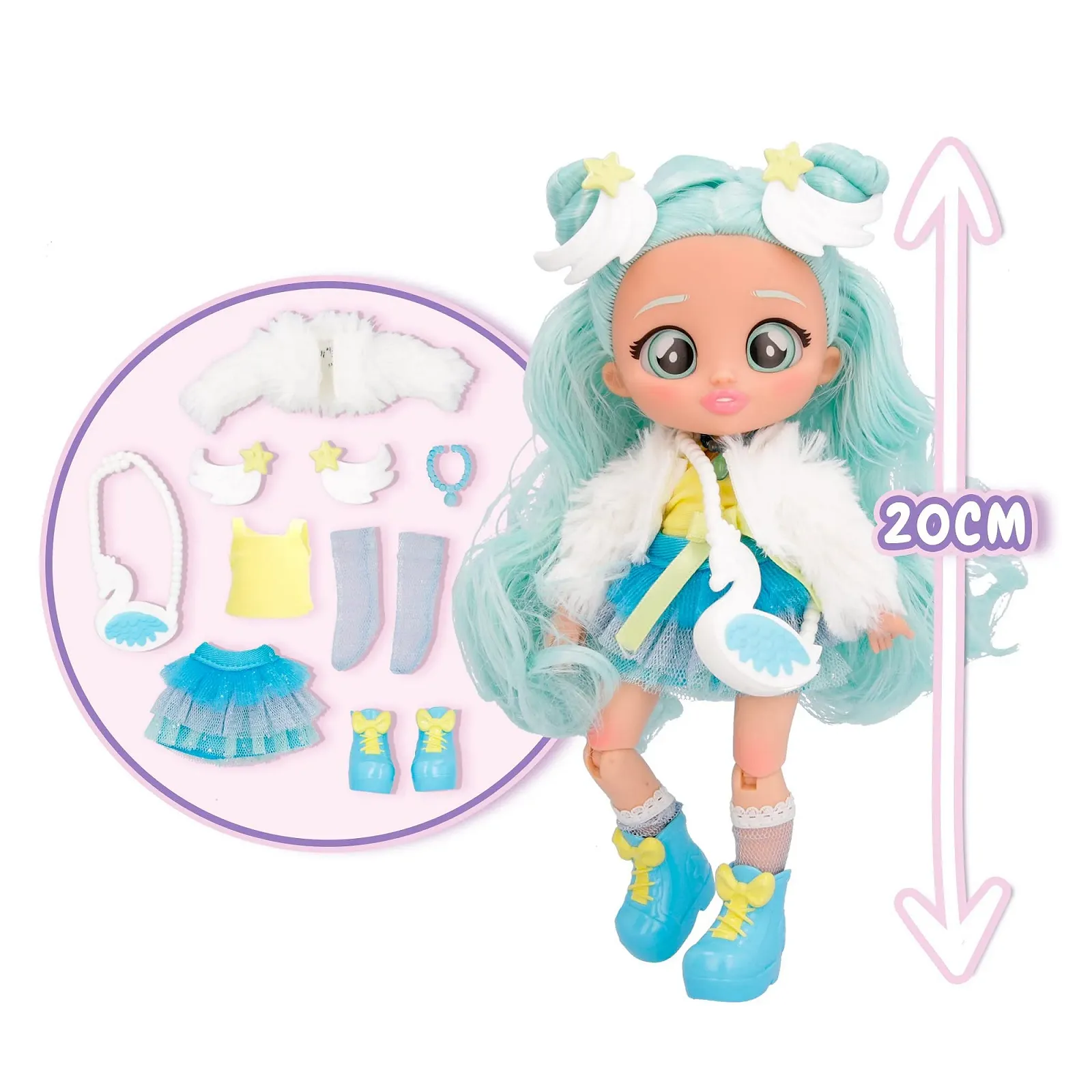 Ляльки BFF Cry Babies 904316 Coney Модні Multi-Colour 7.8 дюймів, фото №7