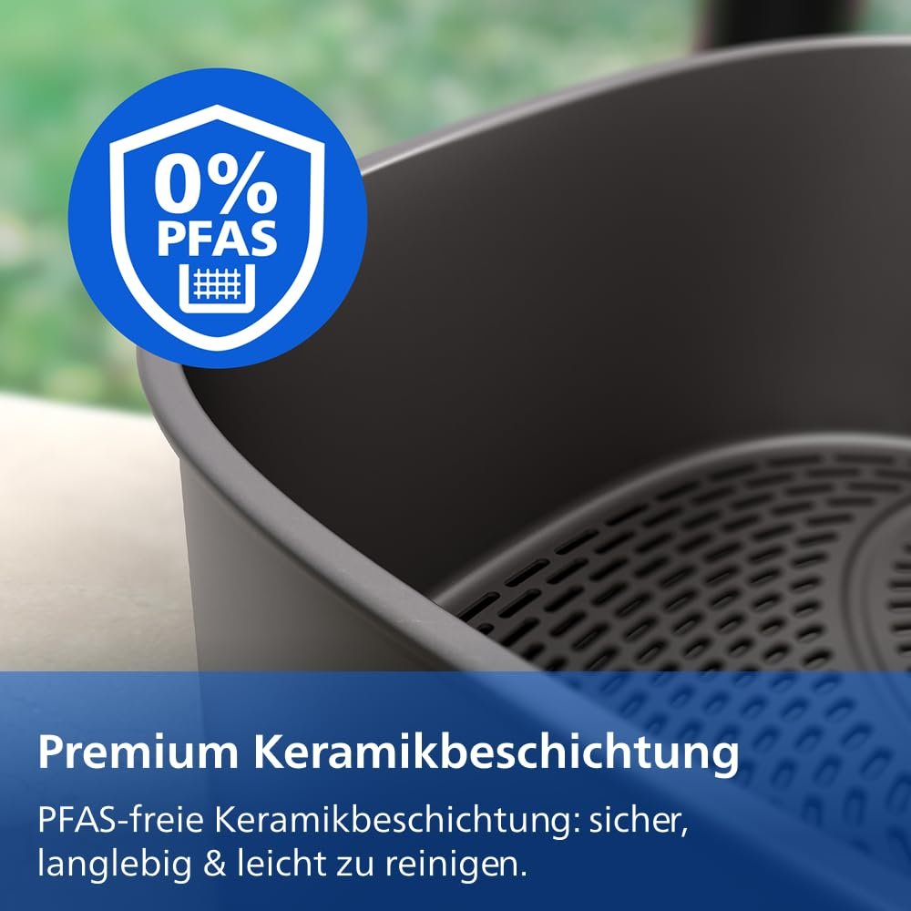 Мультипіч Philips 4000 Series Stacked Dual Basket NA460/00 10 л RapidAir PFAS-Free, фото №15 Мультипіч Philips 4000 Series Stacked Dual Basket NA460/00 10 л RapidAir PFAS-Free, фото №15
