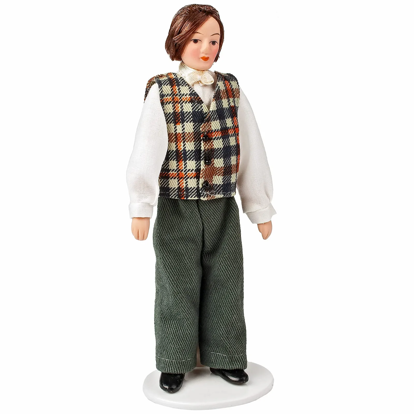 Лялька alles-meine.de GmbH Nostalgia Батько Бендінг Порцелянова Лялька Шкала 1:12, фото №4