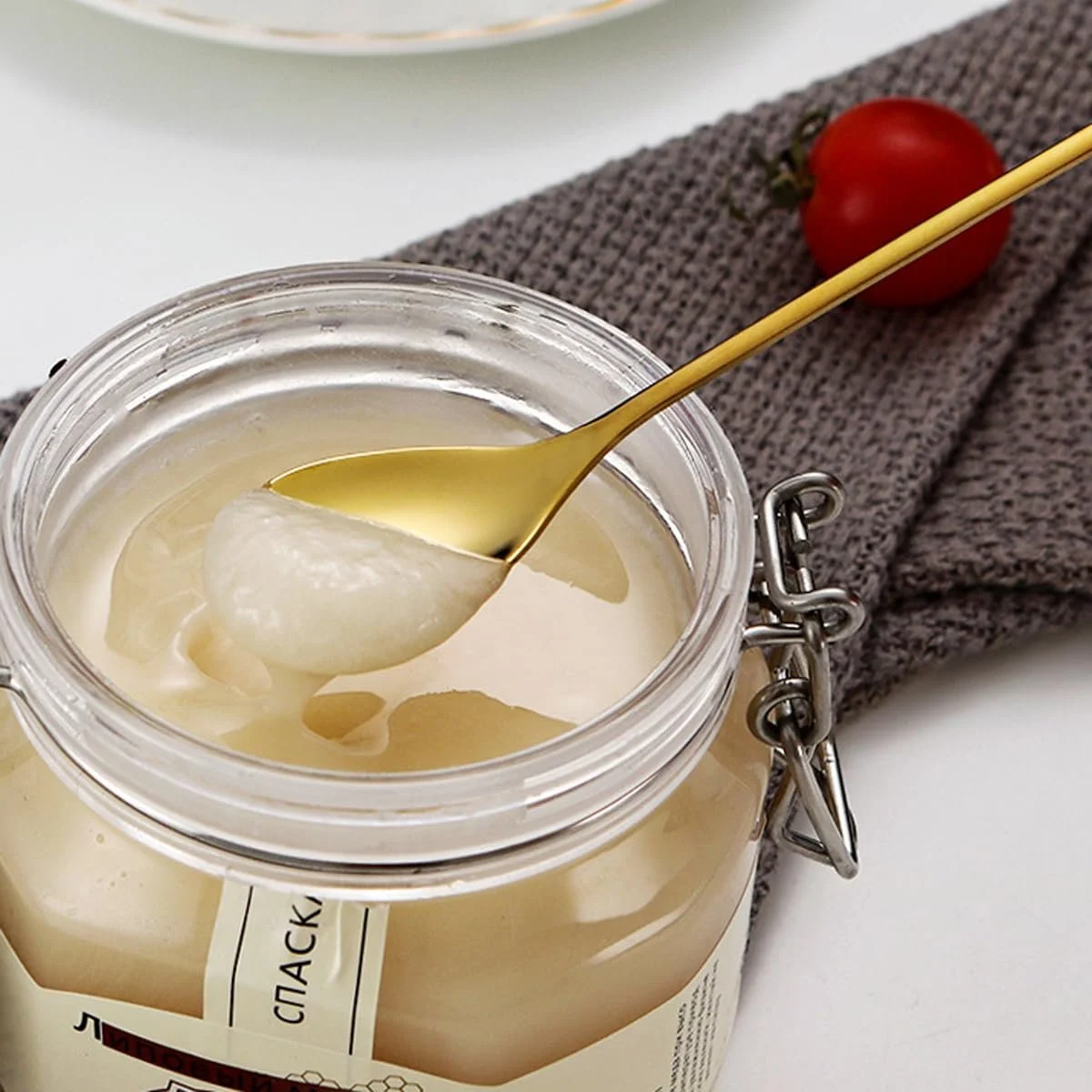 Набор из 6 ложек для смешивания Elk, ложки Elk, рождественские ложки, набор рождественских кофейных ложек из нержавеющей стали, подарочная ложка для торта, маленькая домашняя ложка, чайная ложка (серебряная), фото №7