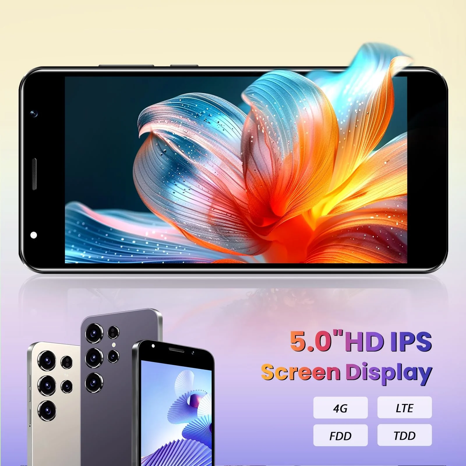 Смартфон 5.0" 2/16GB 4G LTE Dual SIM Purple, фото №2