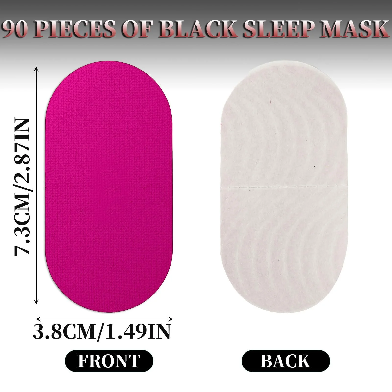 Пластир для рота для сну, 60 шт, фото №2 Пластир для рота для сну, 60 шт, фото №2