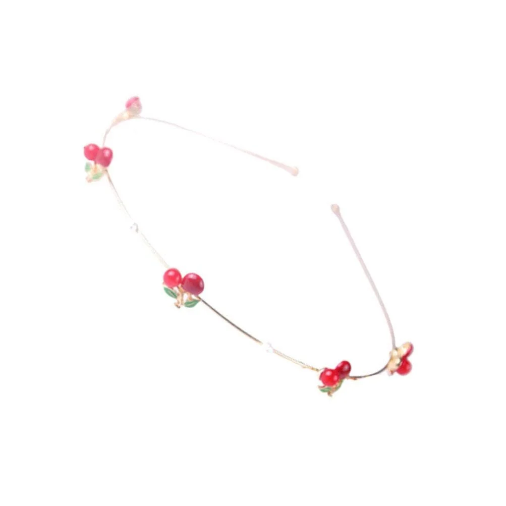 Обруч Вишня AMOSFUN Елегантний Аксесуар для Вечірки на День народження, фото №1