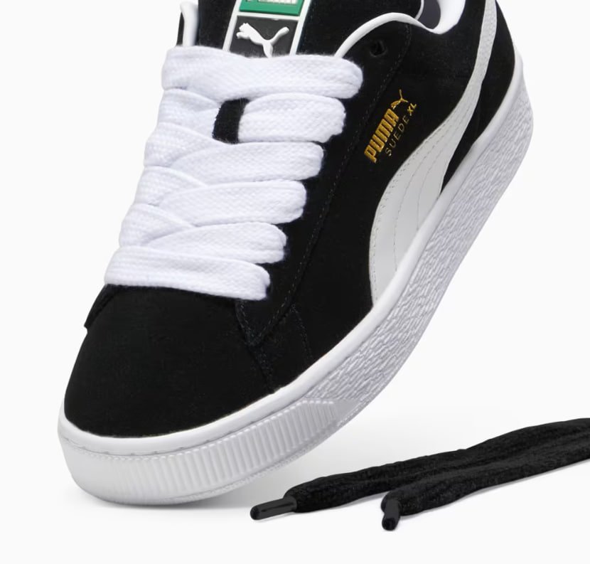 Чоловічі кросівки Puma Suede Xl Black 395205-02, фото №6