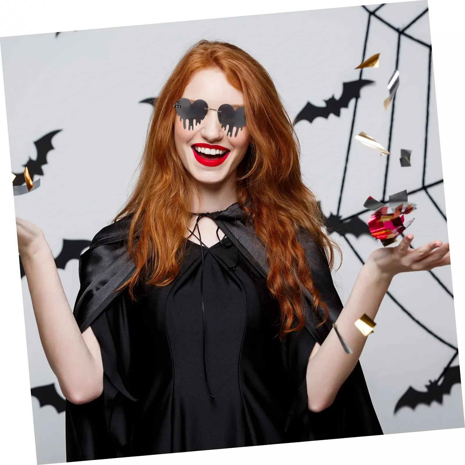 Солнцезащитные Очки Сердцеобразные COLLBATH Tears Безоправные, фото №2