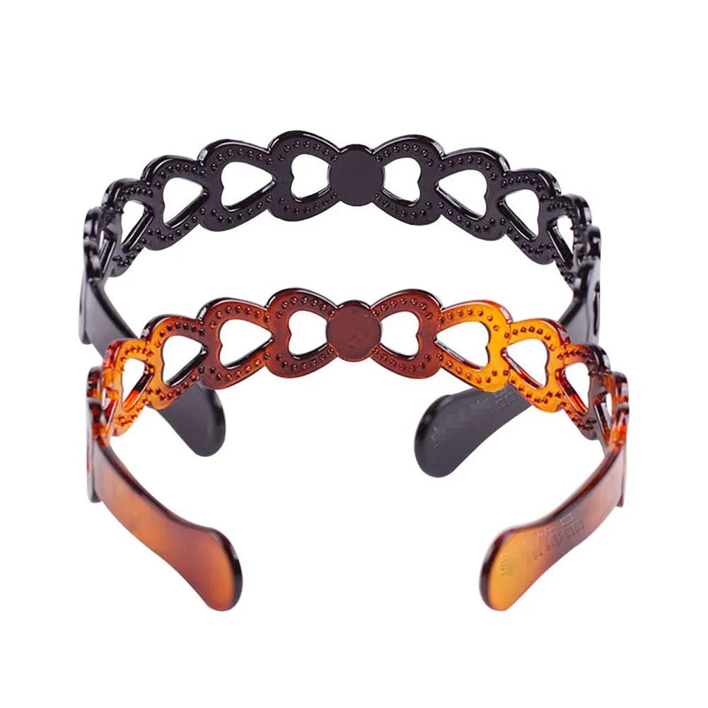 Обруч Чорний і Коричневий Твердий Пластиковий, фото №4