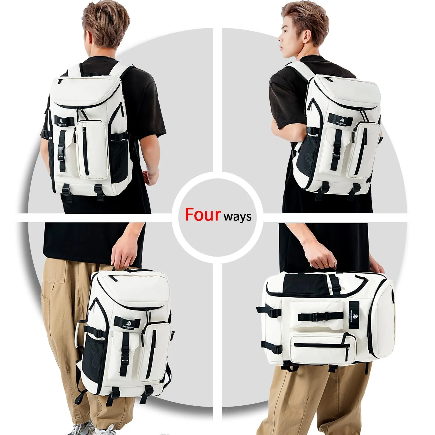 Рюкзак-сумка Kalesi Gym Duffle 4-Way Waterproof Shoe Compartment, фото №4
