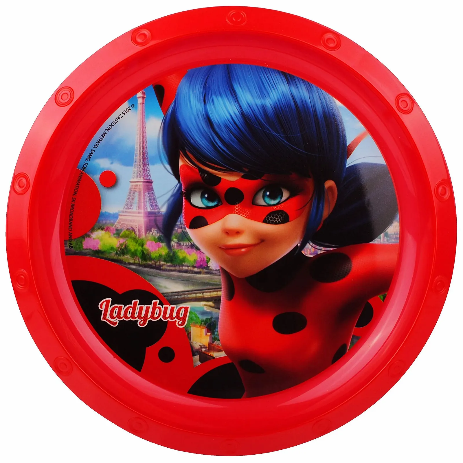 Набір дитячого посуду Miracul Ladybug and Cat Noir, 3 предмети: тарілка, миска, чашка, пластик, фото №4 Набір дитячого посуду Miracul Ladybug and Cat Noir, 3 предмети: тарілка, миска, чашка, пластик, фото №4