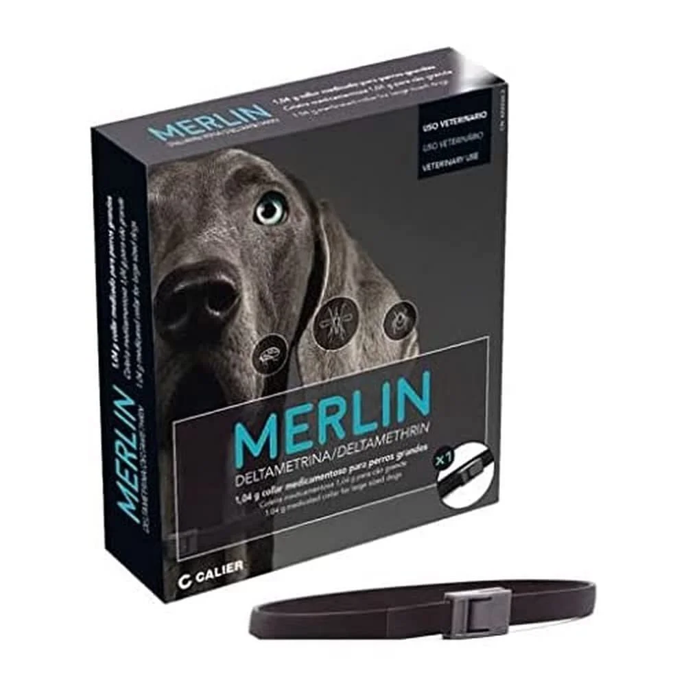 Нашийник проти бліх та кліщів Calier Sac Merlin 65 см 2 шт 120 г, фото №1