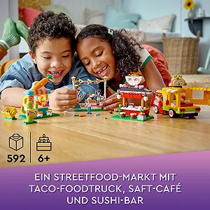 Конструктор LEGO Friends 41701 Street Food Market synthetic.ua - Фото 1