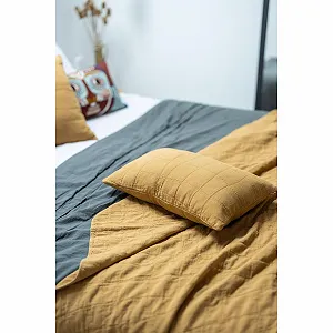 Покривало Vivaraise Titou Бавовна перероблена Havana 260 x 260 см synthetic.ua - Фото 1