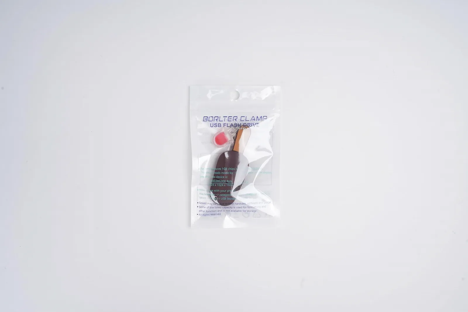 USB Flash Drive BorlterClamp 64 GB Chocolate Ice Lolly Shape, фото №7 USB Flash Drive BorlterClamp 64 GB Chocolate Ice Lolly Shape, фото №7