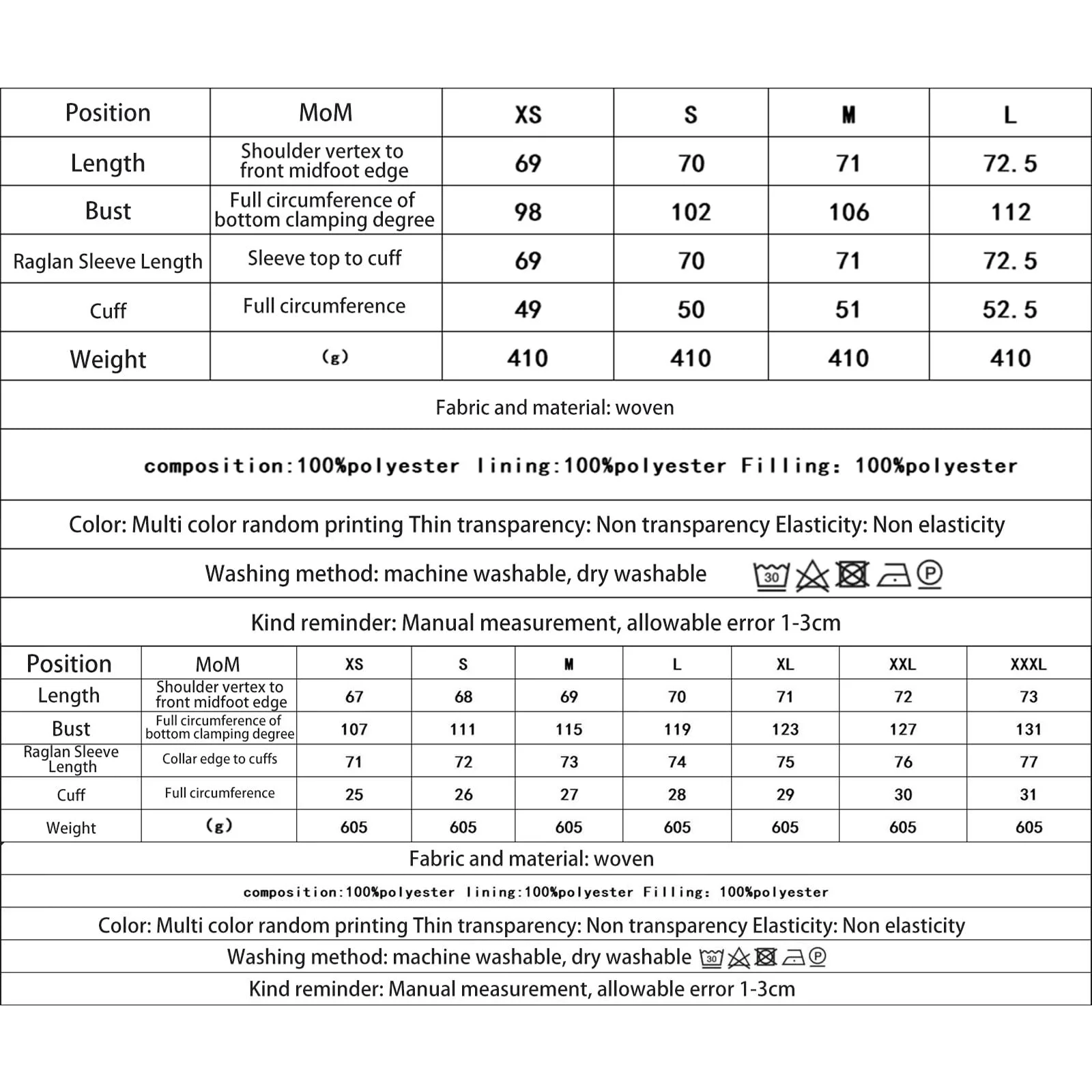 Куртка женская зимняя свободного кроя HKYFNNBW с цветочным принтом, на пуговицах, с длинными рукавами, утепленная, теплая, фото №6