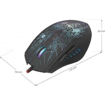 Компьютерная мышь Defender Doom Fighter GM-260L Black 52260, фото №5 Компьютерная мышь Defender Doom Fighter GM-260L Black 52260, фото №5