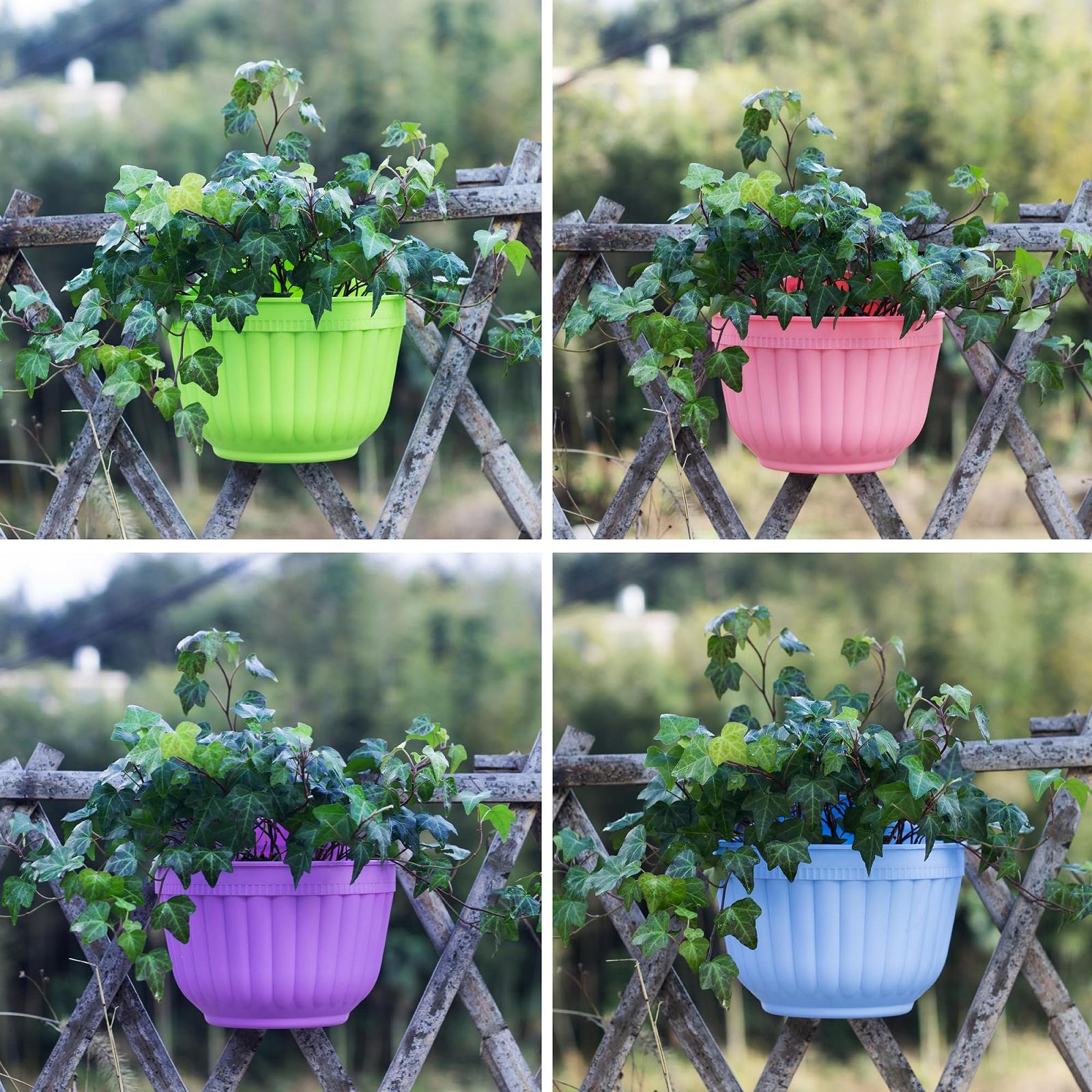 Настінне кашпо ORIMERC 4 шт. Полімерна смола Різнокольоровий, фото №8